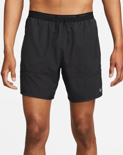 NIKE DRI-FIT STRIDE MEN'S 7 2-,BLA