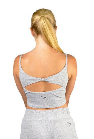 Beachbody TWIST BACK RIB TANK