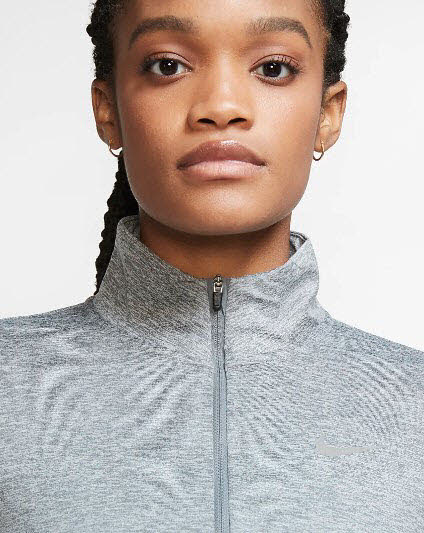 NIKE ELEMENT WOMEN'S 1/2-ZIP R,SMO