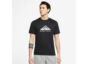 NIKE DRI-FIT SHORT-SLEEVE TRAI,BLAC