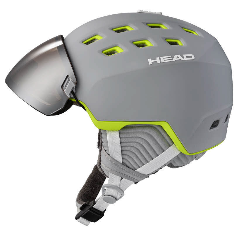 Head RACHEL grey/lime